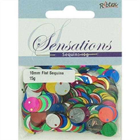 AussieSuperStore Art & Craft Essentials Sequins Flat with Top Hole Sequins Flat with Top Hole | Craft Embellishment | Art & Craft Essentials | Sequins Beads | Embroidery Stones 9323823205768 SQ19003